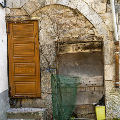 entrée de maison remodelée