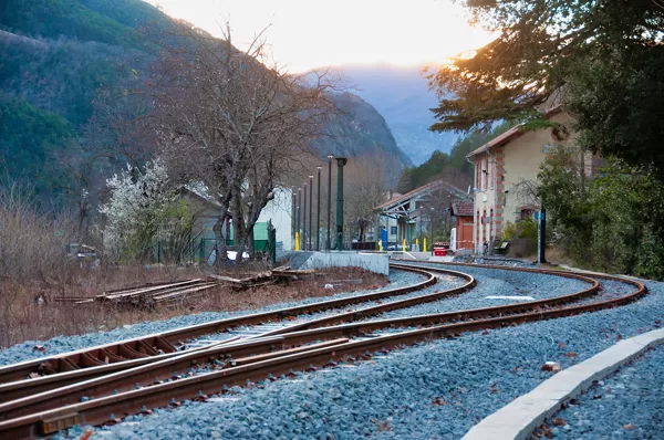 Arrivée en gare de Puget en venant de Nice