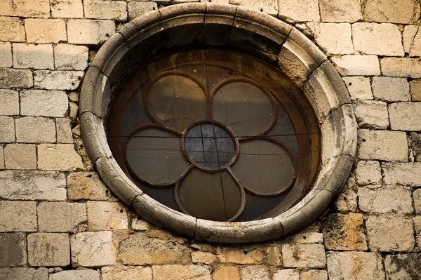 Rosace de l'église