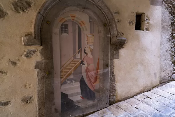 la seconde fresque sous le porche