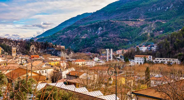 vue panoramique au-dessus du quartier de la Haute-Coste