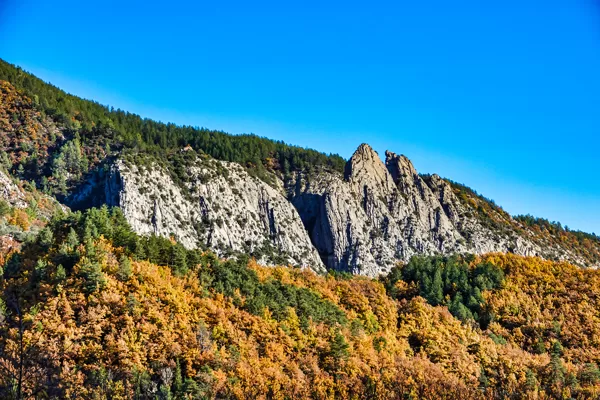 site de la Via Ferrata à la sortie de Puget-Théniers vers Entrevaux